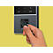 Zeiterfassungssystem TimeMoto TM-828 SC, für bis zu 2000 Mitarbeiter, B 100 x T 45 x H 215 mm, schwarz + 25 RFID-Schlüsselanhänger RF-110