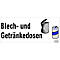 Zelfklevende etiketten "Blechdosen"