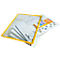 Zichtpanelen A4, 5 stuks, geel