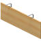 Zichtscherm ARLON-OFFICE, 1200 mm, beukenpatroon