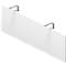 Zichtscherm ARLON-OFFICE, 1200 mm, wit