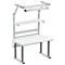 Zijbeschermplaten voor Treston QuatreX 750 mm, ESD geleidend, B 62 x D 748 x H 504 mm, lichtgrijs RAL 7035, 2 stuks