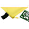 Zipper bag FolderSys, A4, thickness 0.20 mm, W 357 x H 272 mm, PVC-free film, yellow-transparent