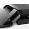 Zit-sta werkplek Fellowes Corsivo, tot 17 kg, B 615 x D 800 x H 110 mm, zwart