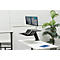 Zit-sta Workstation Fellowes Lotus RT, 2 26″ monitoren, in hoogte verstel-/draai-/zwenk-/kantelbaar, zwart