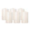 Zuilkaars Papstar Safe Candle, tot 36 uur, zelfdovend, Ø 60 x H 100 mm, paraffine, parelwit, 6 stuks