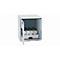 Zure en alkalische onderkast asecos SL-CLASSIC-UB, scharnierende deur, aanslag links, voorkant lichtgrijs, B 590 x D 570 x H 600 mm