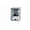 Zuur- en alkalibasiskast asecos SL-CLASSIC-UB, draaideur, aanslag rechts, front lichtgrijs, B 590 x D 570 x H 800 mm