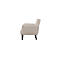 Zweisitzer Sofa meet® by Paperflow LISBOA, desinfektionsmittelbeständiger Kunstlederbezug weiß, Fußgestell schwarz, B 1240 x T 815 x H 830 mm