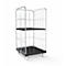 Zwischenboden für Schäfer Shop Select Rollbox BASICline, bis 150 kg, B 710 x T 778 x H 25 mm, Recycling-HDPE, schwarz