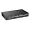 Zyxel GS-1100-24E - Switch - unmanaged - 24 x 10/100/1000 - an Rack montierbar, wandmontierbar