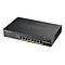 Zyxel GS1920-8HPv2 - Switch - Smart - 8 x 10/100/1000 (PoE+) + 2 x Kombi-Gigabit-SFP - Desktop, wandmontierbar - PoE+ (130 W)