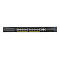 Zyxel GS2220-28HP - Switch - managed - 24 x 10/100/1000 (PoE+) + 4 x Kombi-Gigabit-SFP - an Rack montierbar - PoE+ (375 W)