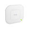 Routeur Wi-Fi blanc avec logo Zyxel et indicateur vert.