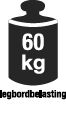 60 kg Draagvermogen per verdieping