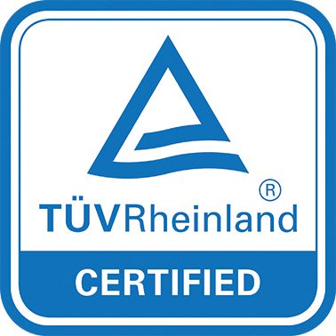 TÜV Rheinland Certified