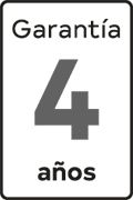 4 años de garantía