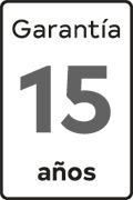 15 años de garantía
