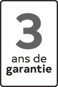 3 ans de garantie