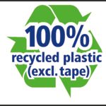 100% de plástico reciclado