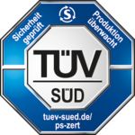 TÜV (Sur): producción supervisada. Más información en: tuev-sued.de/ps-zert