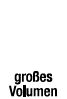 Grands volumes