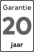 20 jaar garantie