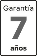 7 años de garantía