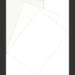 El papel reciclado de blancura