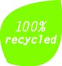100% gerecycled