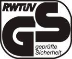 Seguridad comprobada por la RWTÜV