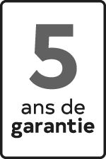 5 ans de garantie