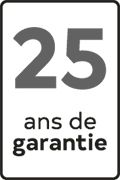 25 ans de garantie