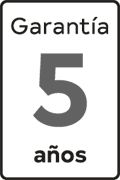 5 años de garantía