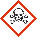 Gefahr - H300 Lebensgefahr bei Verschlucken. H310 Lebensgefahr bei Hautkontakt. H330 Lebensgefahr bei Einatmen.