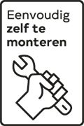 Eenvoudig zelf te monteren