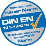 manufactured according to EN 131-1