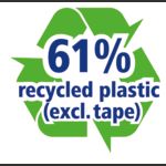 61% recycelter Kunststoff