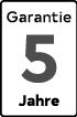 5 Jahre Garantie