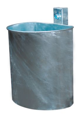 Abfallbehälter, ungelocht, verzinkt