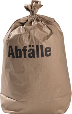 Abfallsäcke Papier, nassfest, 120 Liter, 100 Stück