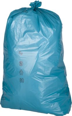 Abfallsäcke Premium, Material LDPE, blau, 120 Liter, 250 Stück