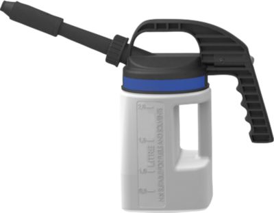 Abfüllkanne, Polyethylen, mit Auslauf kurz/lang, 2 l Volumen
