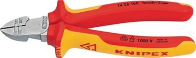 Abisolierseitenschneider L.160mm Mehrkomp.-Hüllen KNIPEX