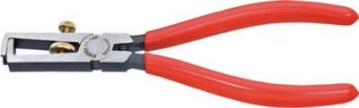 Abisolierzange L.160mm pol.Ku.-Überzug m.Öffnungsf.KNIPEX