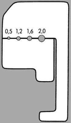 Abisolierzange L.180mm schwarz lack.Ku.-Überzug m.Öffnungsf.KNIPEX