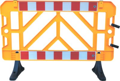 Absperrgitter 2er Set, 1000 x 1500 mm, gelb