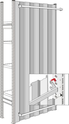 Achterwanden, voor vlakbreedte 995 mm, H 2278 mm