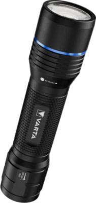 Akku-Taschenlampe VARTA Nightcutter F20R, 4 Leuchtmodi, 400 lm, 150 m Reichweite, ø 34 x H 160 mm