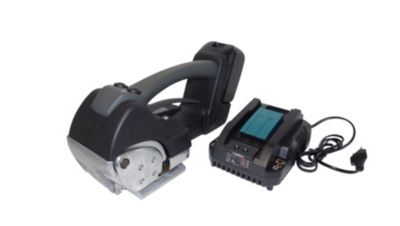 Akku-Umreifungsgerät BW-03 PLUS, für PP- und PET-Bänder, Bandbreite 16-19 mm, 18 V, Zugkraft 5.500 daN, inkl. Akku und Ladegerät
